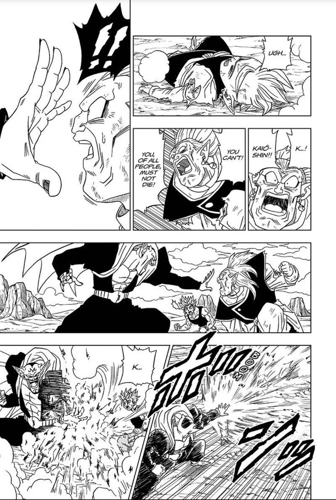 Future Trunks and Supreme Kai vs. Dabura and Babidi DBS Ch. 16 Dragon