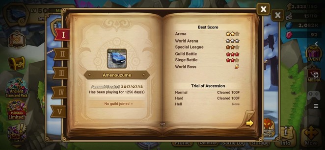 Compte Summoners War Europe – 3LD + 75 NAT 5 – PC/Android/iOS