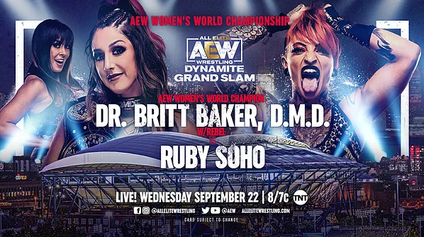 AEW Dynamite Grand Slam Kenny Omega Vs Bryan Danielson Britt Baker 