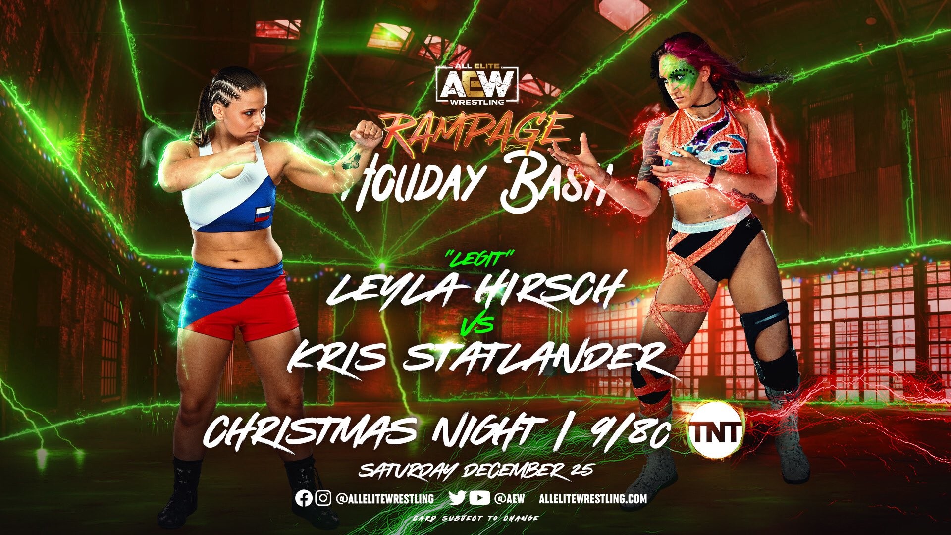 AEW Rampage - Holday Bash: Sammy Guevara vs. Cody Rhodes for the TNT ...