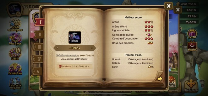 Compte Summoners War EU – Mid/End Game Avec LD5, Dispo Sur PC/Android/iOS