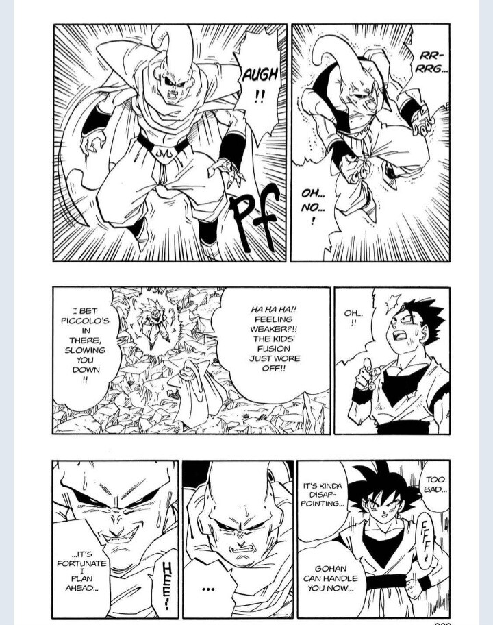 The real truth about who is the strongest in the Buu saga Dragon Ball