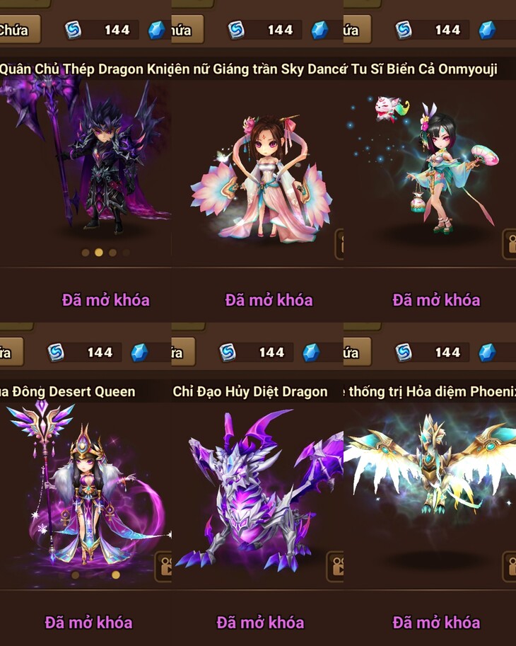 Global 6ld VIP COMBO ragdoll yen nep , ... 1450$ - Summoners War: Sky ...