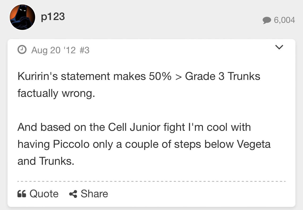 Best Power Level List Dragon Ball Forum Neoseeker Forums