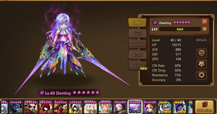 Compte Summoners War EU – Starter LD Dark Nezuko + Ameria (Android/PC/Apple)