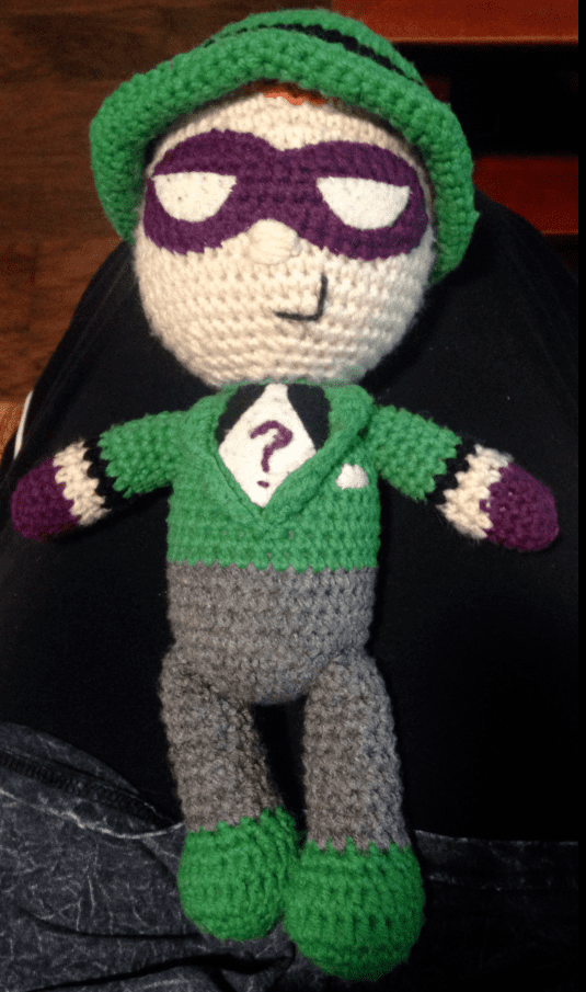 Handmade Crochet Riddler I got from eBay from Skittles - hosted by ...